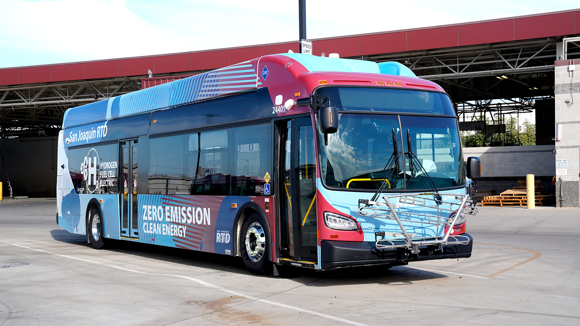 RTD Hydrogen Fuel Cell Bus wrap design