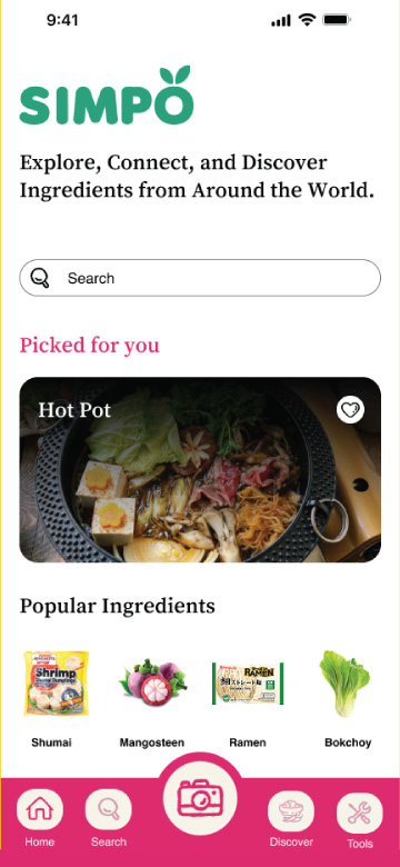 Discover screen